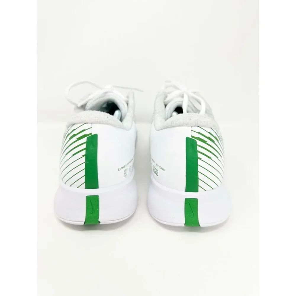 NikeCourt Air Zoom Vapor Pro 2 HC White Kelly Green Size 11.5 DR6191-102